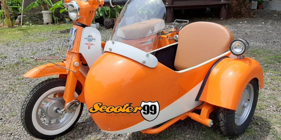 Honda Mini Cup With Sidecar: Tiny Bike, Big Style
